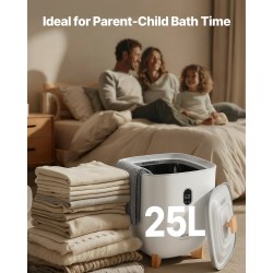 Pyyhkeenlämmitin ämpärimallinen 25 l sopii jopa 5 suurelle pyyhkeelle automaattinen virrankatkaisu