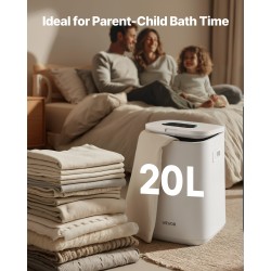 Pyyhelämmitin ämpärimalli 20 litraa sopii jopa 4 pyyhkeelle lapsilukko 24 tunnin ajastus