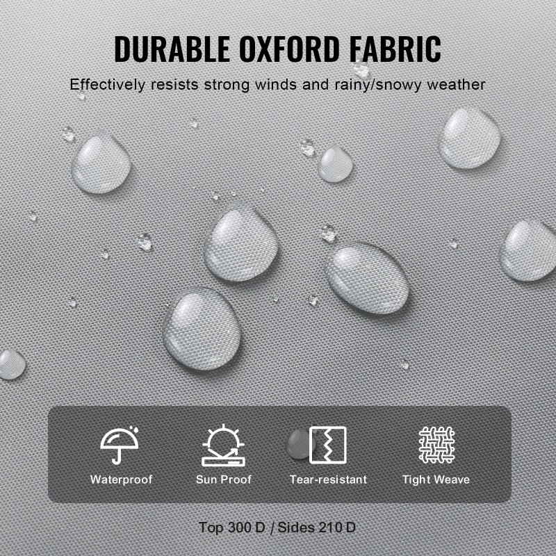 Asuntoauton suojapeite noin 9,8 metrin pituudelle Oxford-kangas vedenpitävä tuulenpitävä