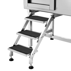 Koirien pesuamme 127 cm 304 ruostumattomasta teräksestä sähkökäyttöisellä korkeudensäädöllä