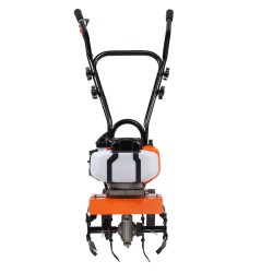 Bensiinikäyttöinen puutarhajyrsin 43 cm3 2-tahti 4 säädettävää terästä 300 mm puutarhaan