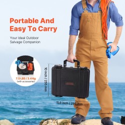 Magneettikalastussarja neodyymimagneetilla 907 kg vetolujuus 6 mm x 20 m köysi