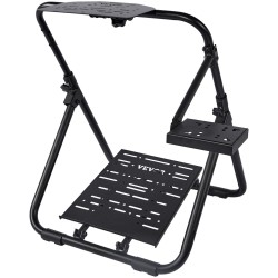 Ratin teline hiiliteräsrunko taittuva korkeussäädettävä X-muotoinen vakaa polkimille