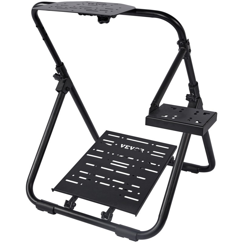 Ratin teline hiiliteräsrunko taittuva korkeussäädettävä X-muotoinen vakaa polkimille