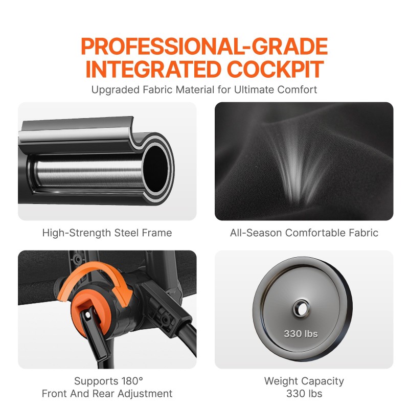 Rattiteline ajosimulaattoriin hiiliteräsrunko säädettävä taittuva poljinteline vaihdeteline