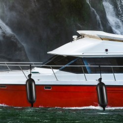 Täytettävät PVC-veneentörmäyssuojat 8.5×26 tuumaa 4 kpl polypropeeniköydillä 1.8 m säilytyslaukulla