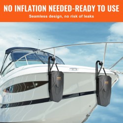 Veneen EVA-puskurit 22 x 41 cm 2 kpl 1,6 m köydellä