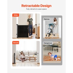 Vedettävä turvaportti verkkomateriaali lasikuiturunko 870 mm korkea 1400 mm leveä musta