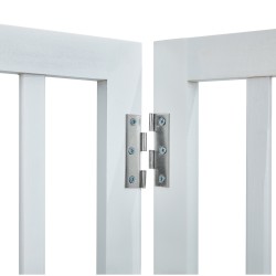 Taittuva puinen lemmikkiportti 3 paneelia 610 mm korkea 1530 mm leveä sisäkäyttöön