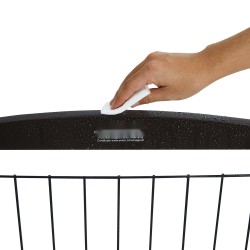 Taitettava neliosainen puinen vapaasti seisova koiraportti 245 cm leveä