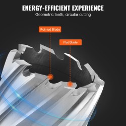 Rengasporasarja M2AL-pikaterästä 13-osainen Weldon-kiinnitys 2,5 cm leikkuusyvyys