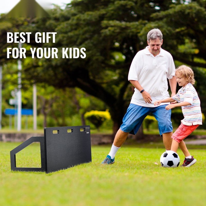 Taitettava jalkapallon palautuslevy HDPE-muovinen 1150 x 450 mm harjoitteluun