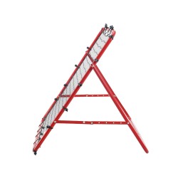 Taitettava jalkapallon paluuverkko rautaputkirunko polyeteeniverkko 99,1x99,1 cm