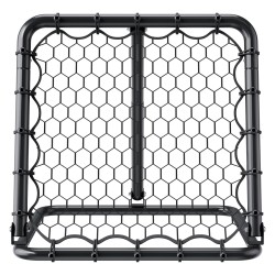 Jalkapallon palautusverkko rautaputkinen 34"x34" taittuva säädettävä kulma