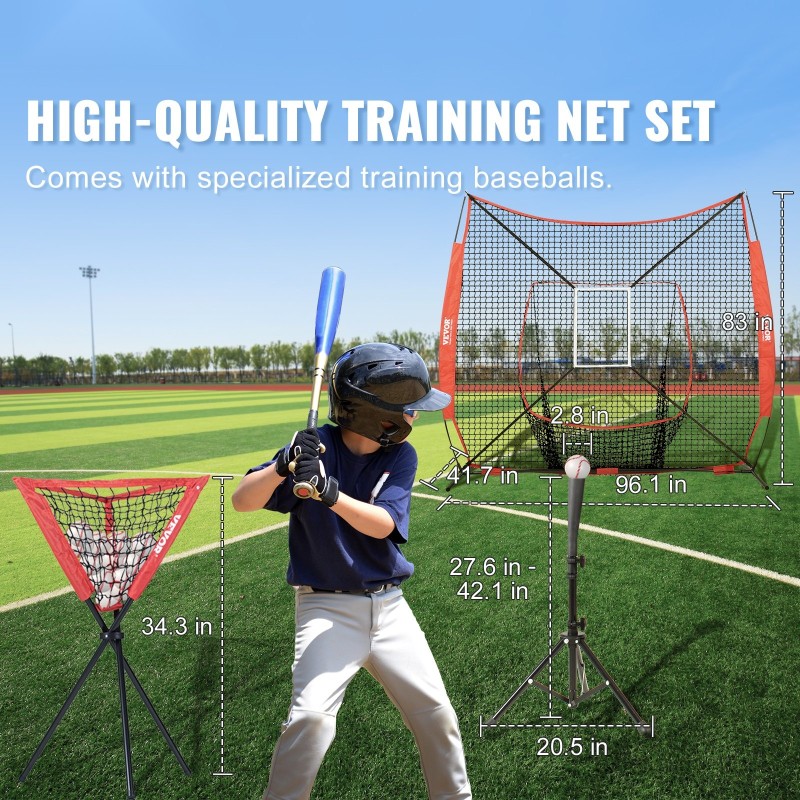 Harjoitusverkko polyesteri 7x7 jalkaa lasikuiturunko 12 palloa lyönti syöttö kiinniottoharjoituksiin