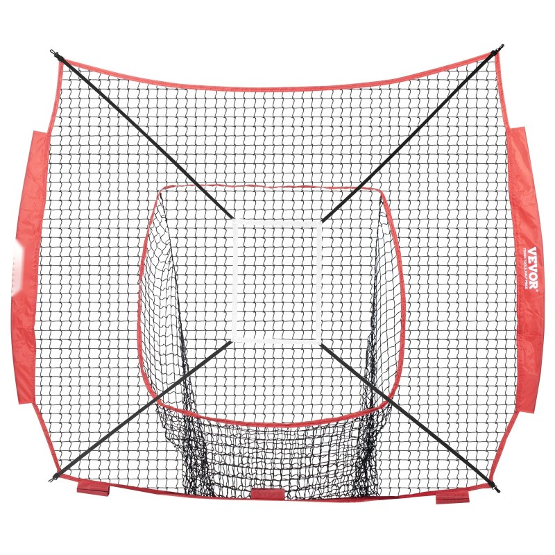 Harjoitusverkko polyesteri 7x7 jalkaa baseball ja softball harjoitteluun ilman runkoa