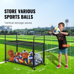 Vieritettävä pallokärry hiiliteräs kaksiosainen lukittava kansi pinottava jarrullisilla pyörillä