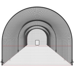 Lyöntihäkki 33 jalan täysin suljettu lasikuitutangot baseball ja softball harjoitteluun