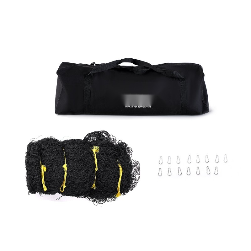 Lyöntiverkko solmittu 30-säikeisestä polyeteenistä pituus 35 jalkaa sisä- ja ulkokäyttöön kantolaukulla