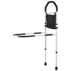 Sängynlaita säädettävä korkeus hiiliteräsputki PU-kahva sopii useimpiin sänkyihin