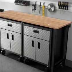 Pöytätaso melamiinipintainen lastulevy 2000 x 800 mm 25 mm 100 kg