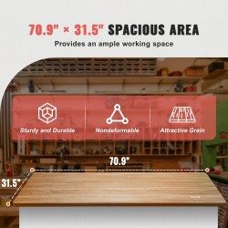 Lastulevyinen pöytätaso 1800 x 800 mm 100 kg kantavuus sopii korkeussäädettäville runkoille