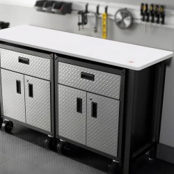 Lastulevyinen pöytälevy 1397×711 mm 25 mm valkoinen 100 kilon kantavuus