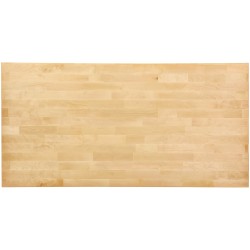 Pöytätaso vaahterainen yhden kappaleen 1200×750 mm 38 mm paksu 150 kg kantava