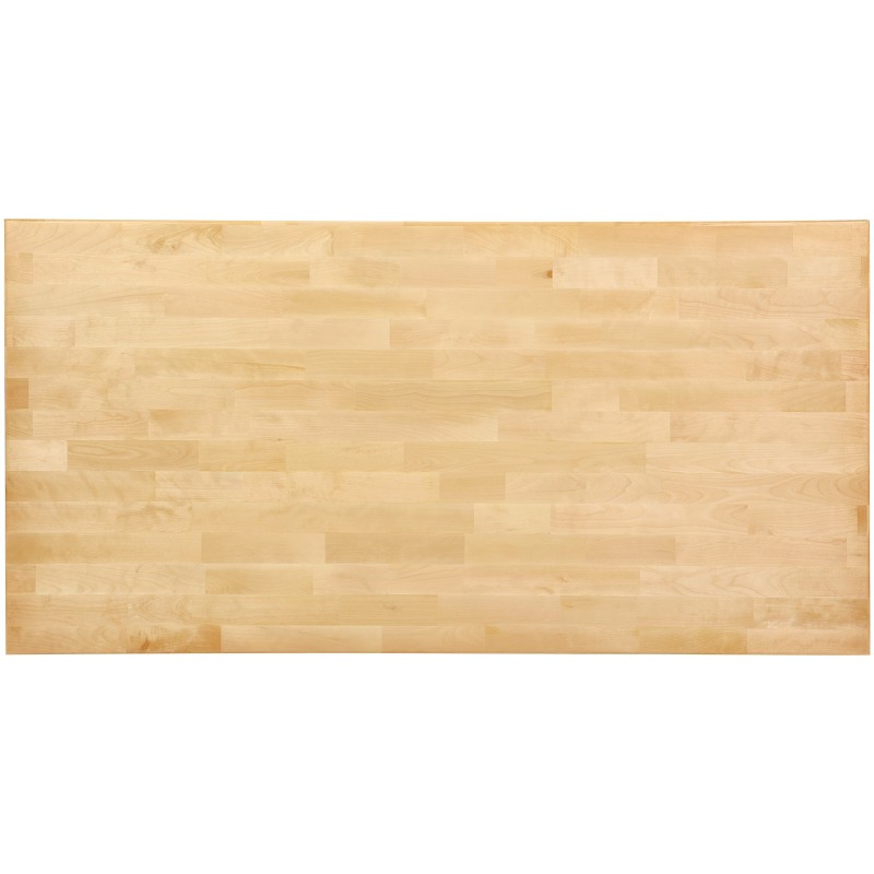 Pöytätaso vaahterainen yhden kappaleen 1200×750 mm 38 mm paksu 150 kg kantava