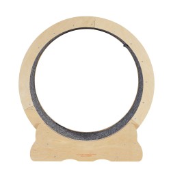 Kissan juoksupyörä koivu- ja haapamonikerrosvanerista 75 cm halkaisija irrotettava sisämatto