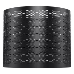 Kompostori HDPE-muovinen 1000 l ulkokäyttöön musta 335 x 90 cm