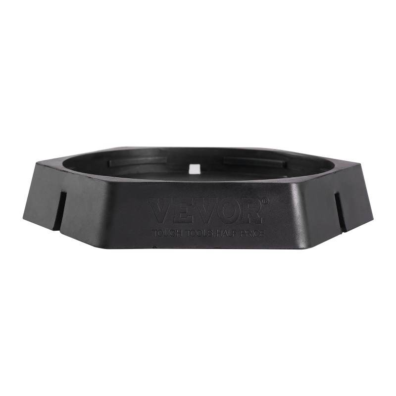 Tasauspalat kumiset 9 tuuman pyöreät tunkinjaloille 4 kpl matkailuvaunuille ja matkailuautoille