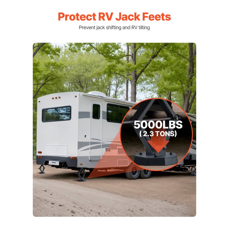 Kumiset tunkkialustat 4 kpl 203x203x76 mm 2,3 t saksitunkille