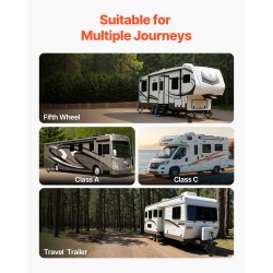 Kumitasauslevyt 5,5 tuuman neliötukijaloille matkailuautoihin 4 kpl