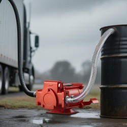 Sähköinen polttoaineensiirtopumppu 76 l/min kuparimoottori valurautarunko automaattinen polttoainepistooli purkuletku