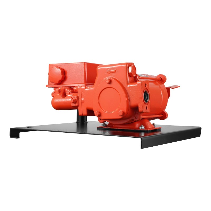 Polttoaineensiirtopumppu 230 V 76 l/min valurautarunkoinen virtausmittarilla ja sulkupistoolilla