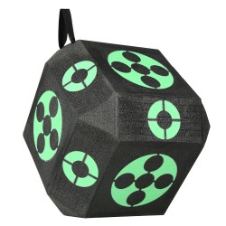 Jousiammuntataulu XPE vaahtopinnalla 15x15 tuumaa ulkokäyttöön kevyt kantokahvalla