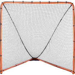Lacrosse-maali teräsrunko 6x6x7ft taittuva kannettava polyesteriverkko harjoituksiin nuorille ja aikuisille