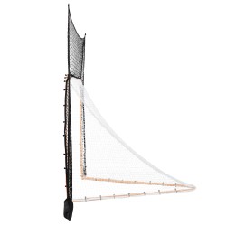 Polyesterinen taustaverkko 279x360 cm 14 karabiinia lacrosse ja jääkiekkoharjoitteluun