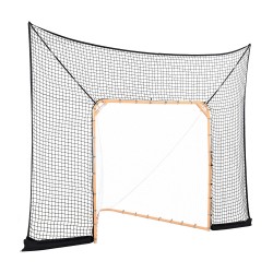 Polyesterinen taustaverkko 279x360 cm 14 karabiinia lacrosse- ja jääkiekkoharjoitteluun