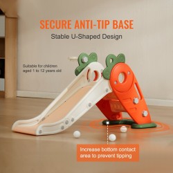 Liukumäki HDPE-muovinen 106,7 cm beige sisä- ja ulkokäyttöön enintään 40 kg