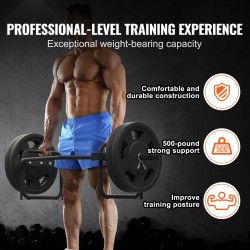 Kuusikulmainen trap-tanko terästä 225 kg kantavuus 1415 mm pituus kotikäyttöön