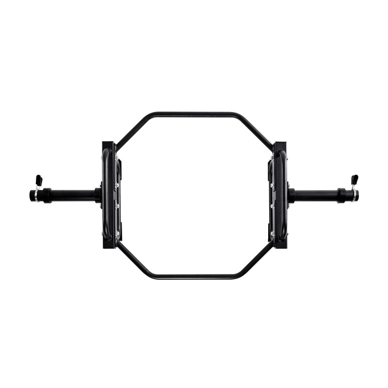 Kuusikulmainen tanko teräs 50 mm holkit 240 kg musta