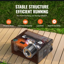 PCP-kompressori kannettava paineilmakivääriin 4500PSI 30MPa DC12V ja AC230V öljytön vedetön