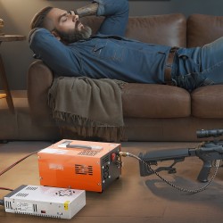 PCP-kompressori kannettava paineilmakivääriin 4500PSI 30MPa DC12V ja AC230V öljytön vedetön