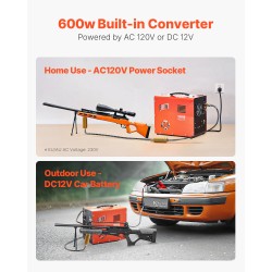 PCP-ilmakiväärikompressori kannettava 300 W 4500 PSI 30 MPa DC12V AC230V