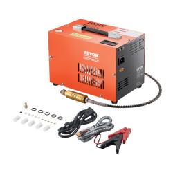 PCP-ilmakiväärikompressori kannettava 300 W 4500 PSI 30 MPa DC12V AC230V