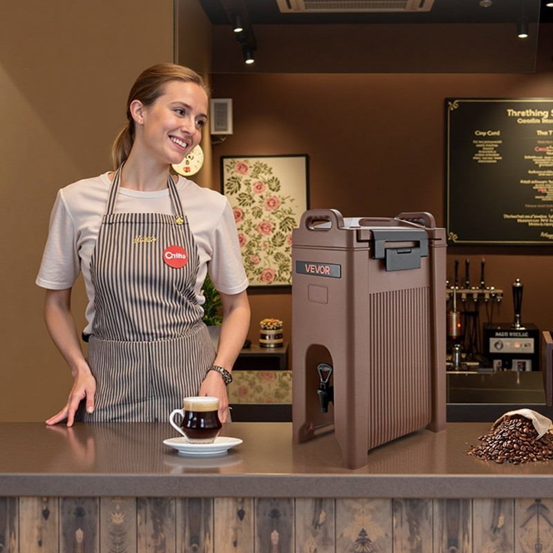 Juoma-annostelija 19 l isoterminen kuumille ja kylmille juomille ruokaturvallinen