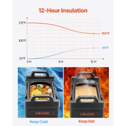Juoma-annostelija eristetty 19 l 2 kpl kuuma ja kylmä elintarvikekelpoinen musta