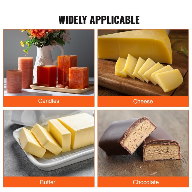 Saippualeikkuri bamburunko teräslanka leikkaa 1–12 1 tuuman palat saippua kynttilä juusto voi